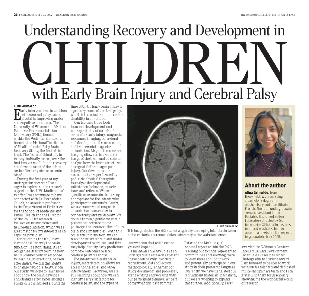 Feature in Wisconsin State Journal