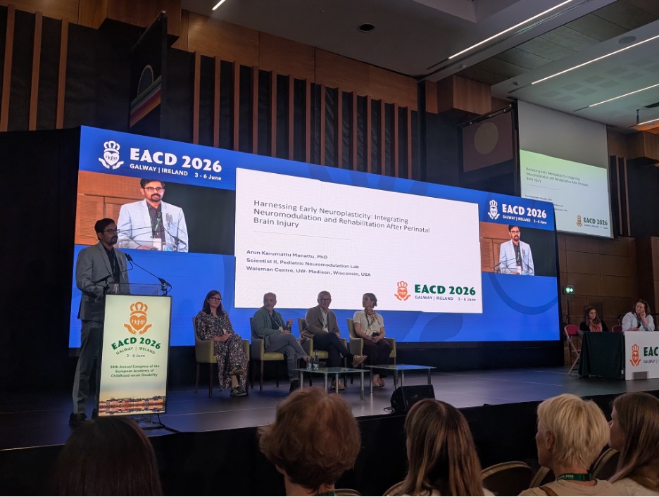 Dr. Arun Karumattu Manattu presenting at the EACD 2026.